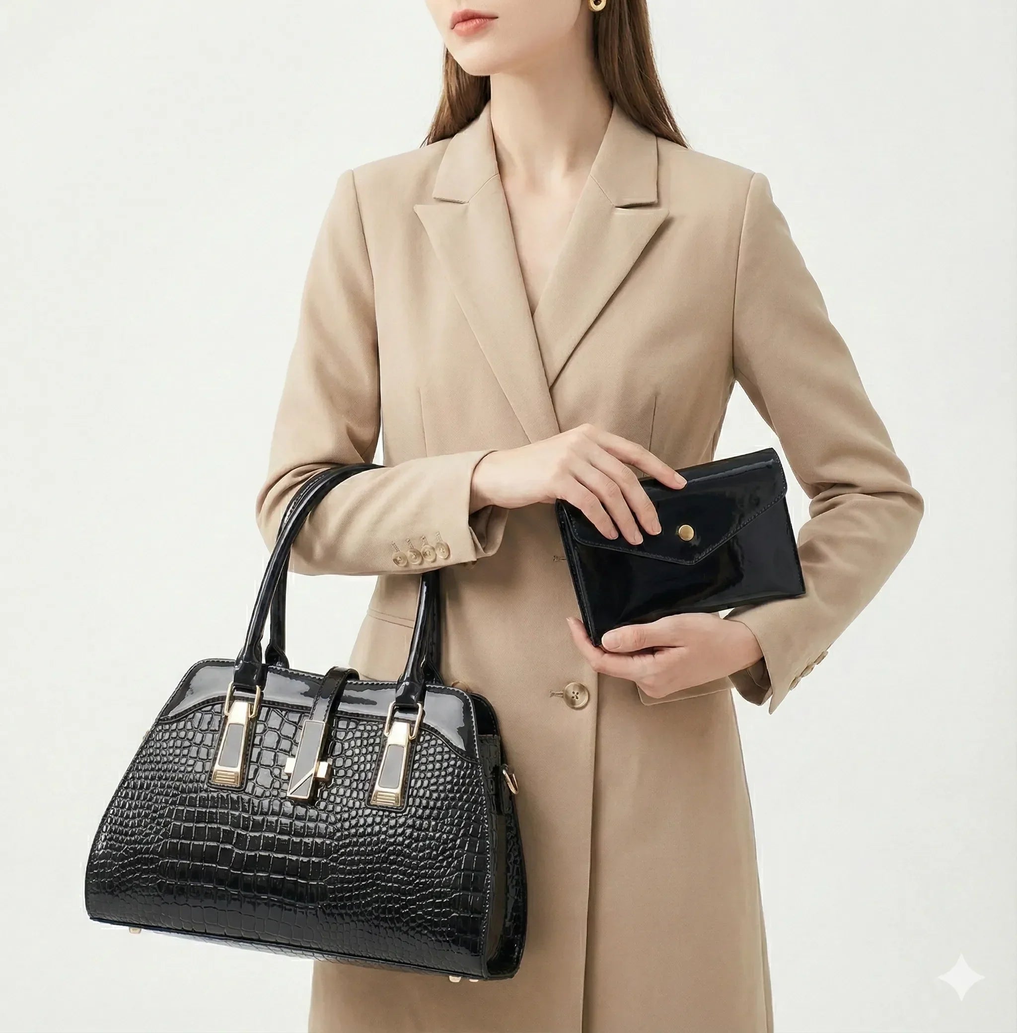 Adele Bag and Wallet Kit in Leather