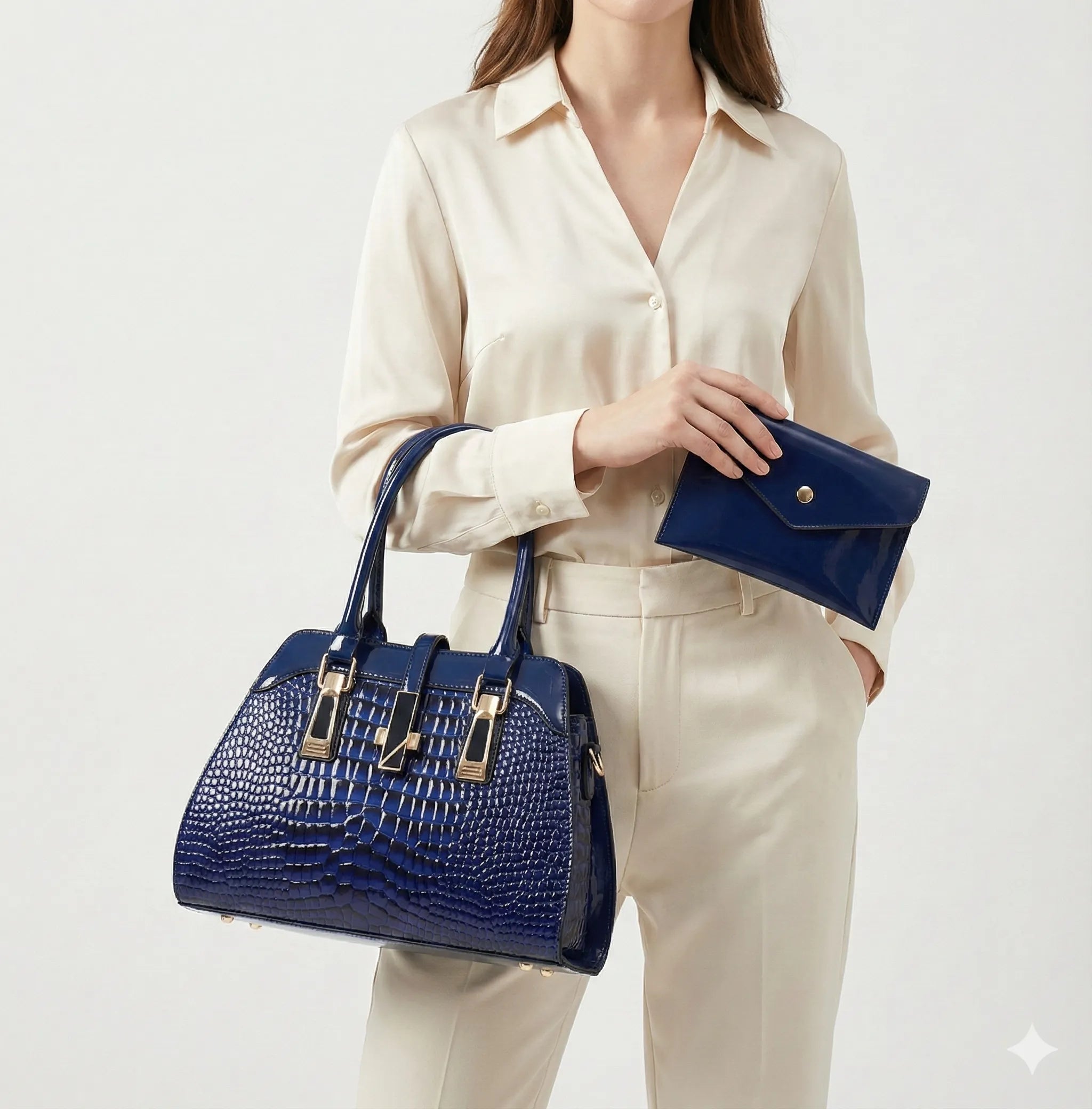 Adele Bag and Wallet Kit in Leather