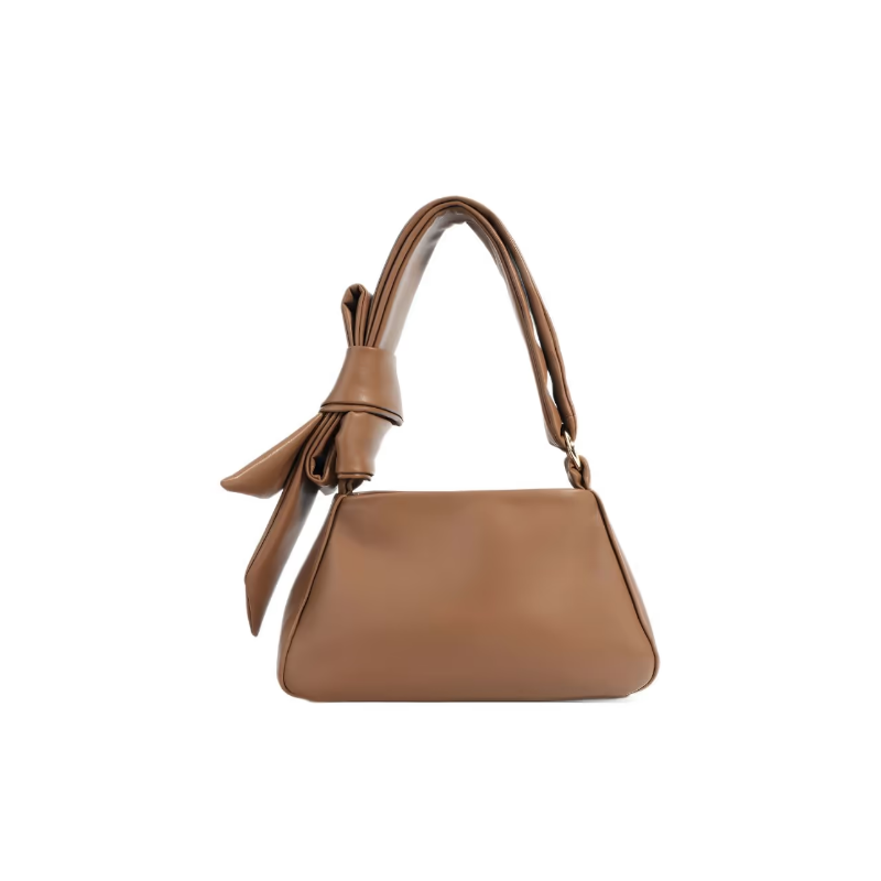Cecilia Genuine Leather Bow Crossbody Bag