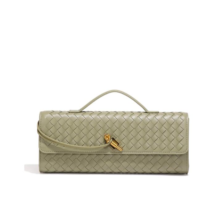 Paige Braided Clutch Bag