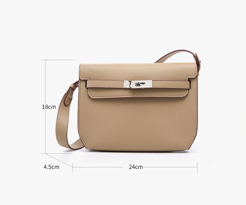 Alane Medium Genuine Leather Crossbody Bag