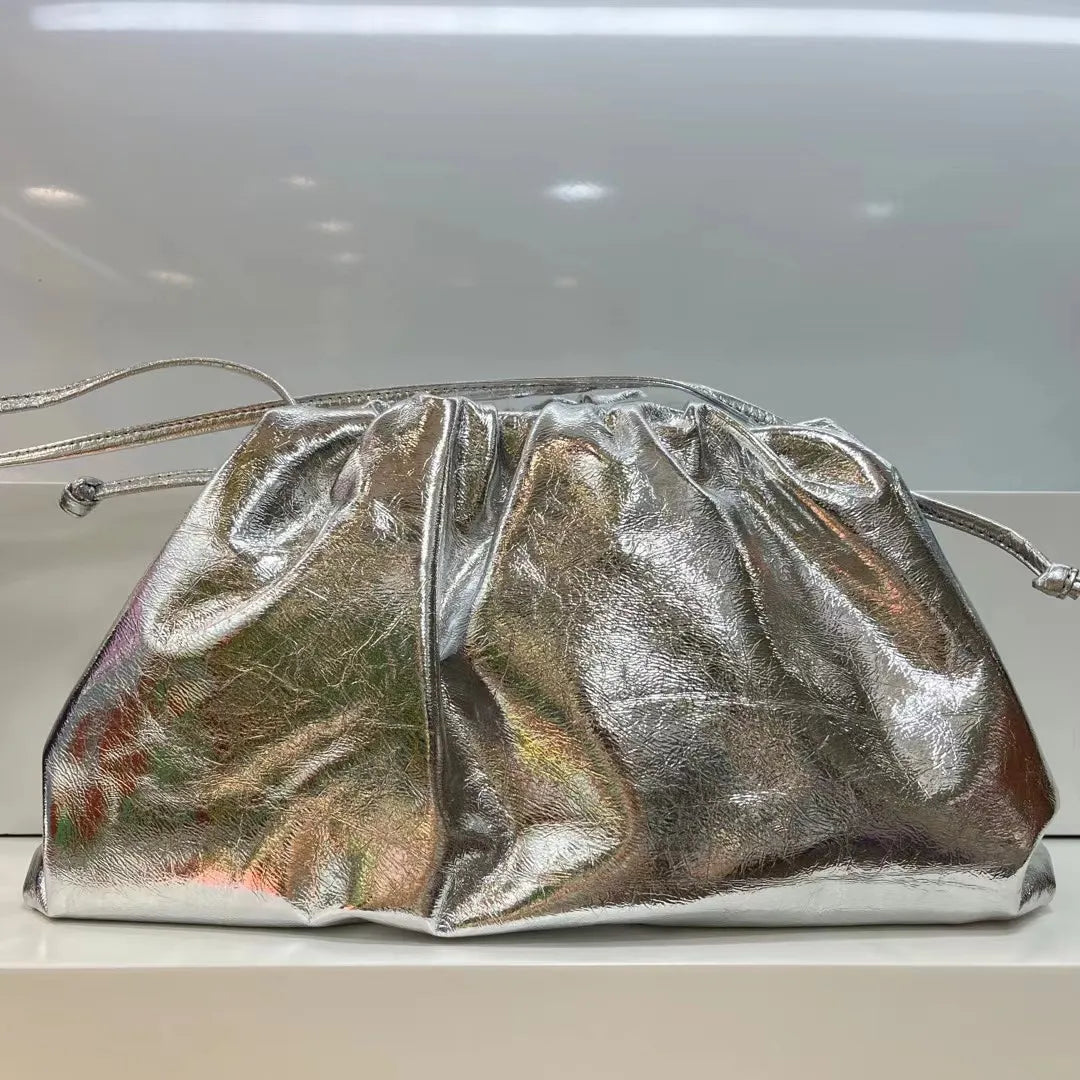 Helen Genuine Leather Pouch Bag