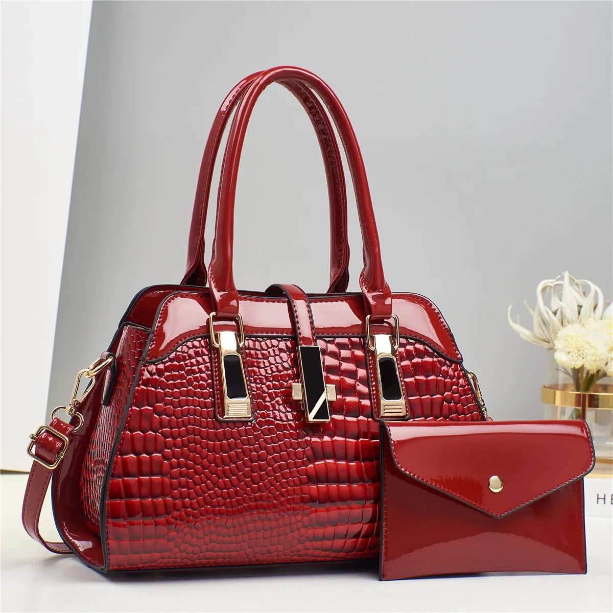 Adele Bag and Wallet Kit in Leather