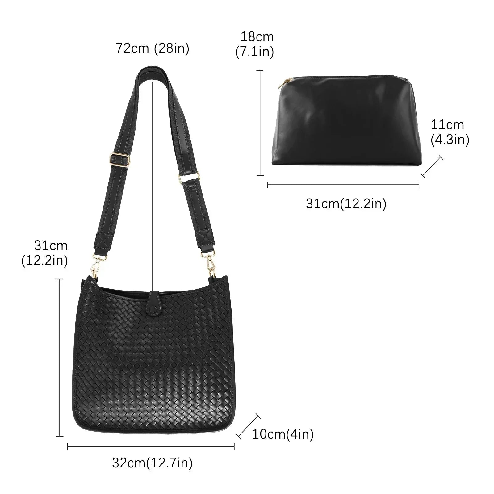 Eduarda Braided Messenger Bag