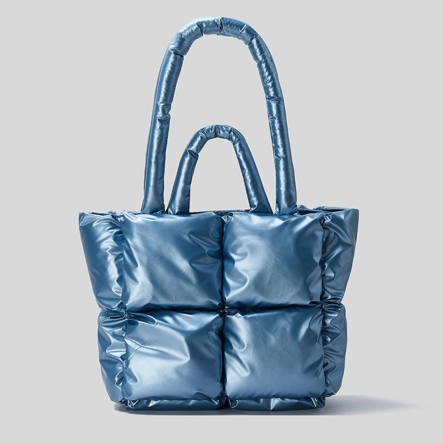 Tatiana Metallic Puffer Bag