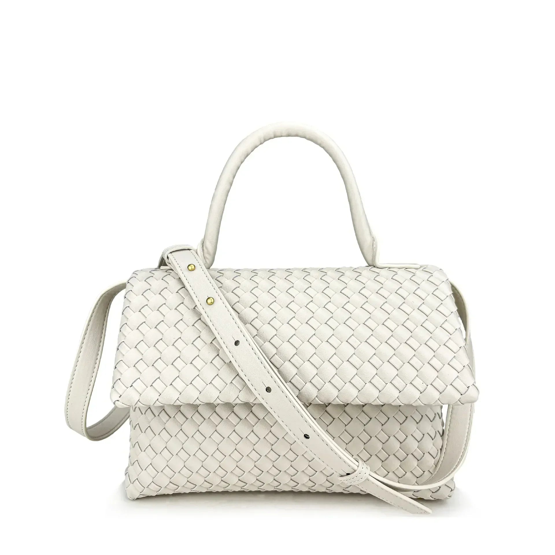 July Genuine Leather Braided Bag