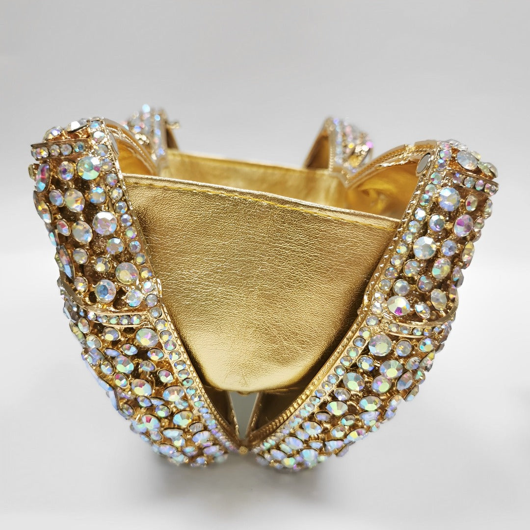 Isabella Rhinestone Bow Clutch