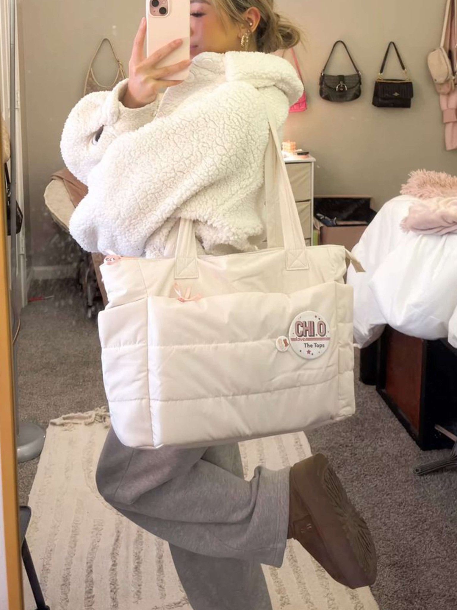 Alex Puffer Tote Bag