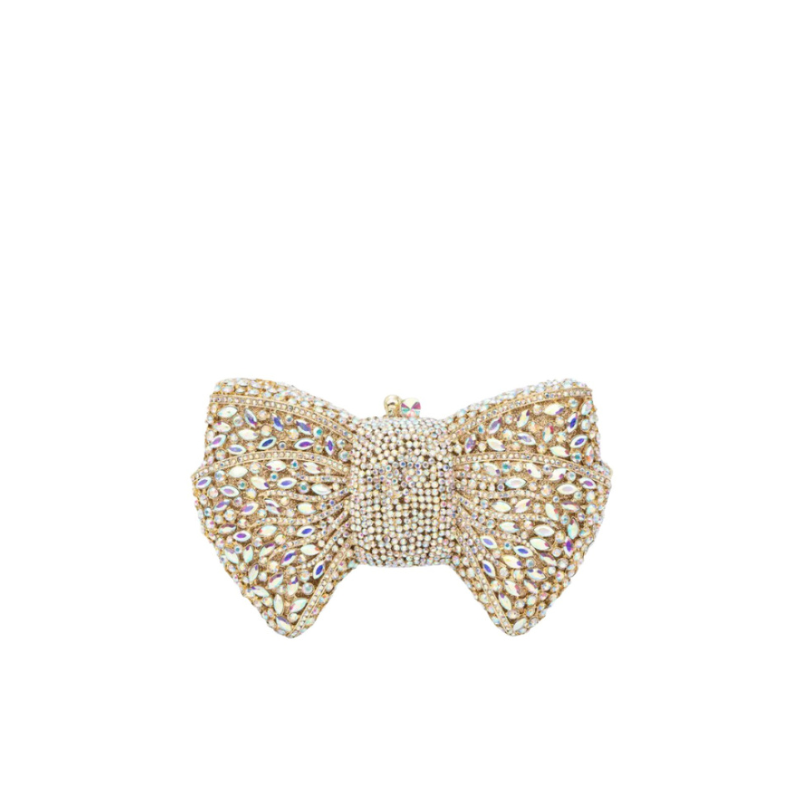 Isabella Rhinestone Bow Clutch