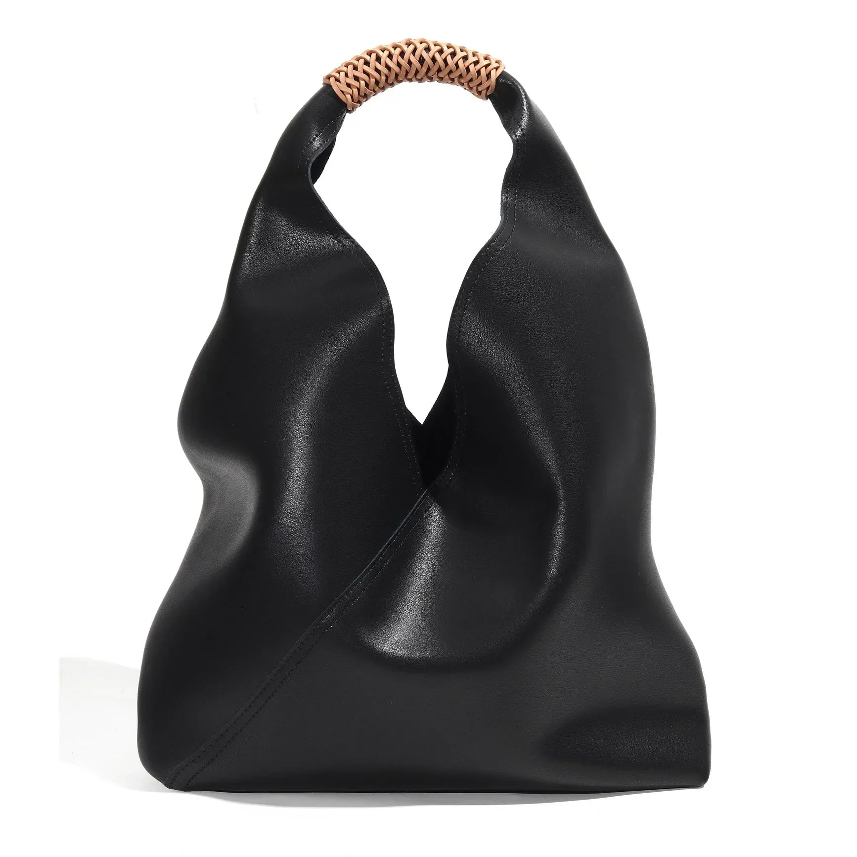 Hillary Large Genuine Leather Shopping Bag