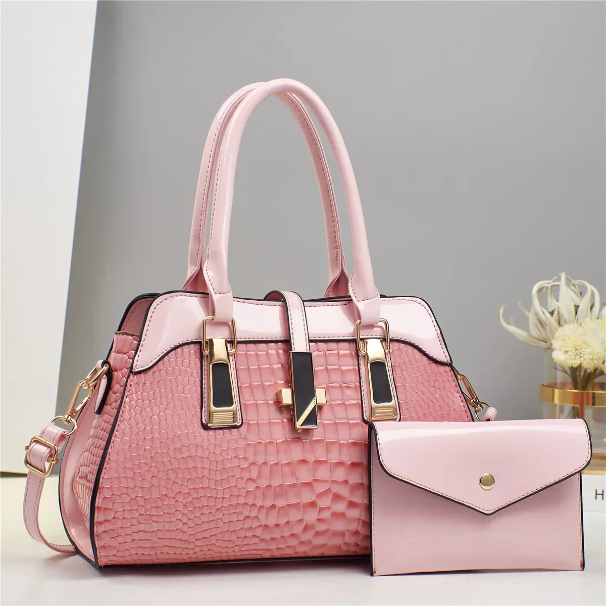 Adele Bag and Wallet Kit in Leather