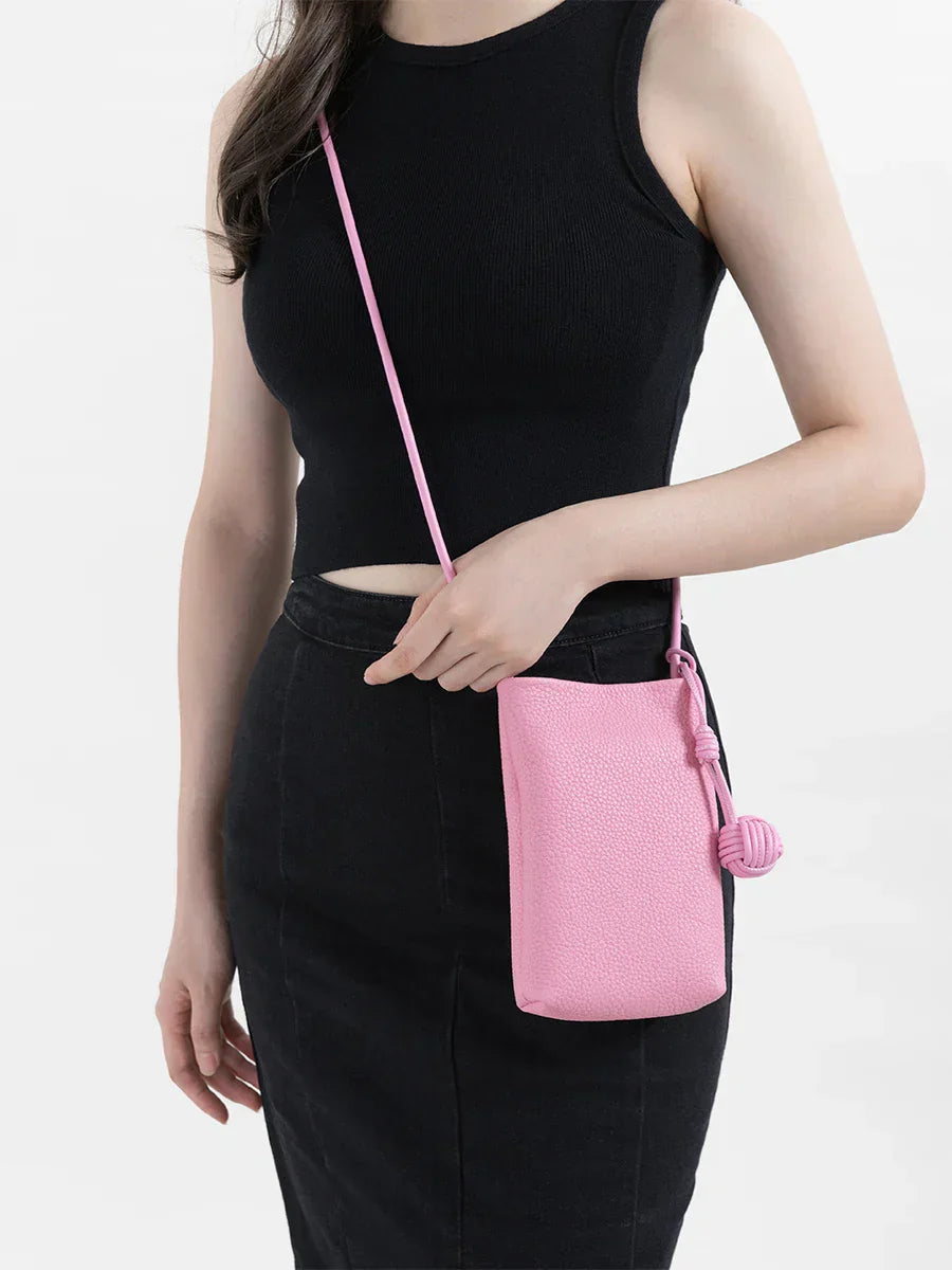Nadia Small Genuine Leather Phone Bag