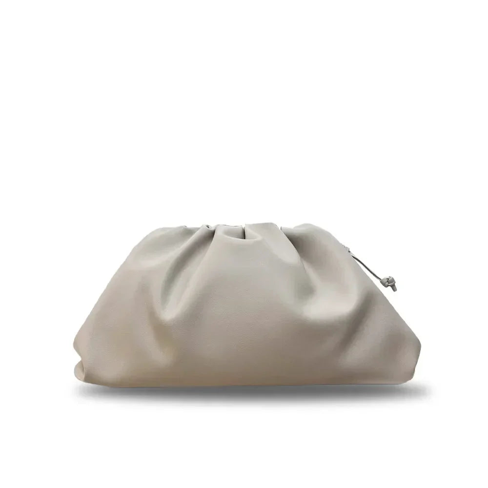 Helen Genuine Leather Pouch Bag