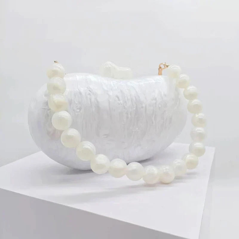 Zendaya Pearlescent Acrylic Clutch Bag