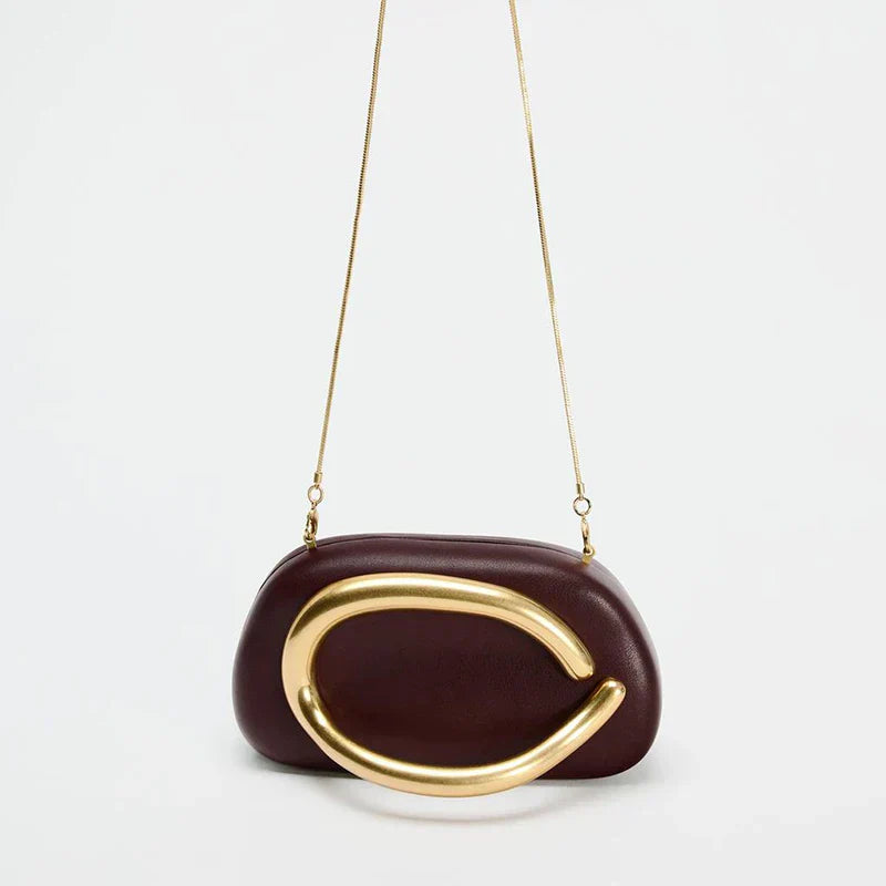 Lea Organic Crossbody Clutch Bag