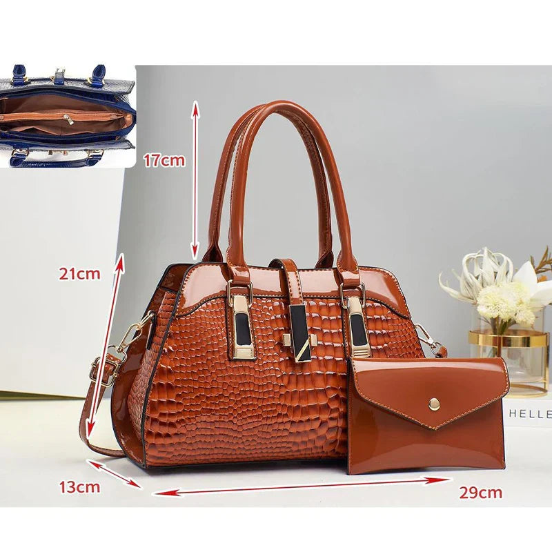 Adele Bag and Wallet Kit in Leather