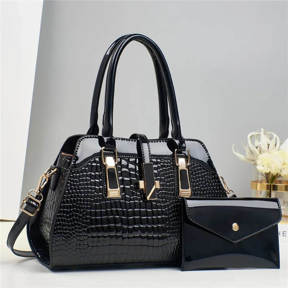 Adele Bag and Wallet Kit in Leather