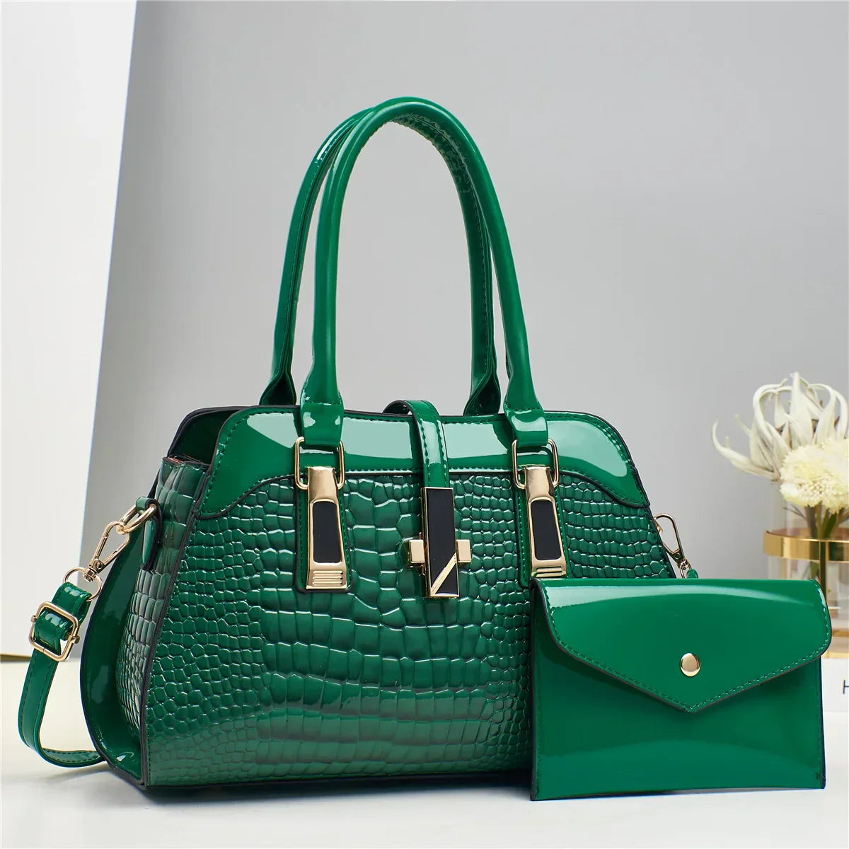 Adele Bag and Wallet Kit in Leather