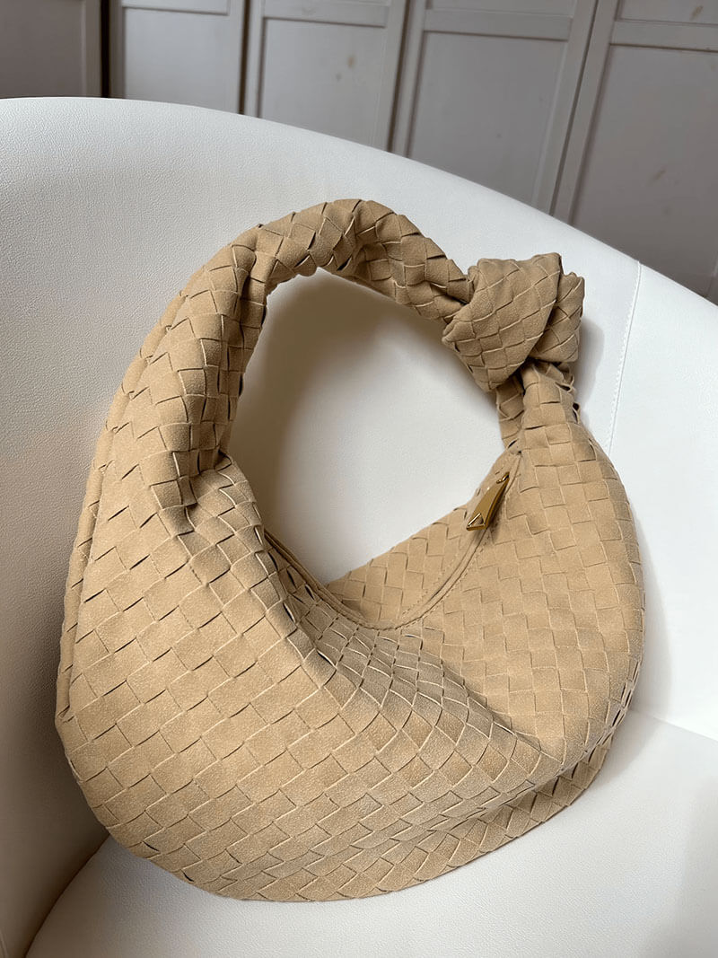 Alice Large Braided Suede Bag