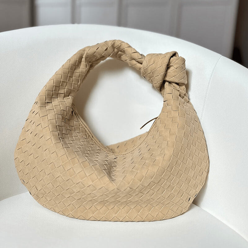 Alice Large Braided Suede Bag