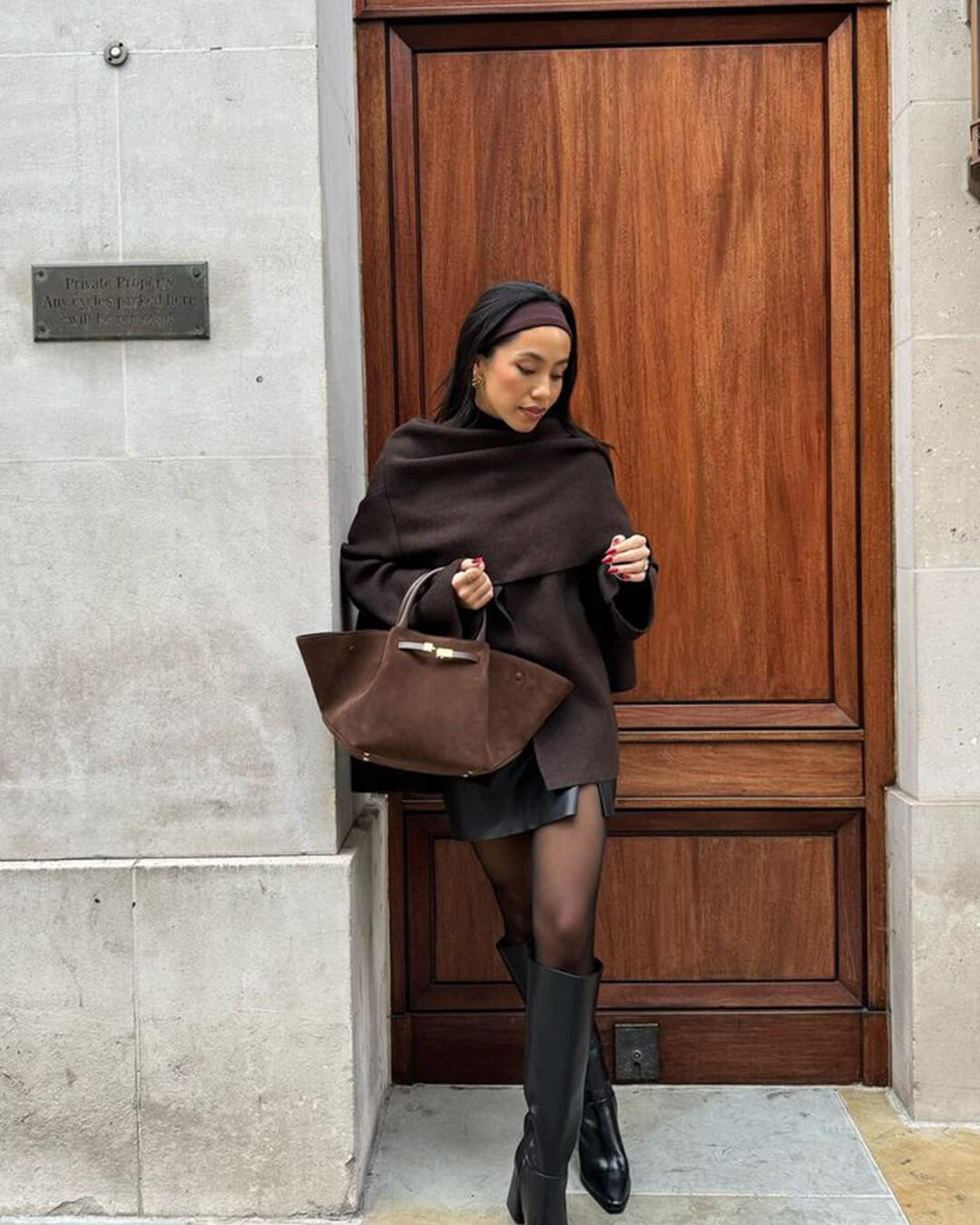 Mathilde Suede Bag